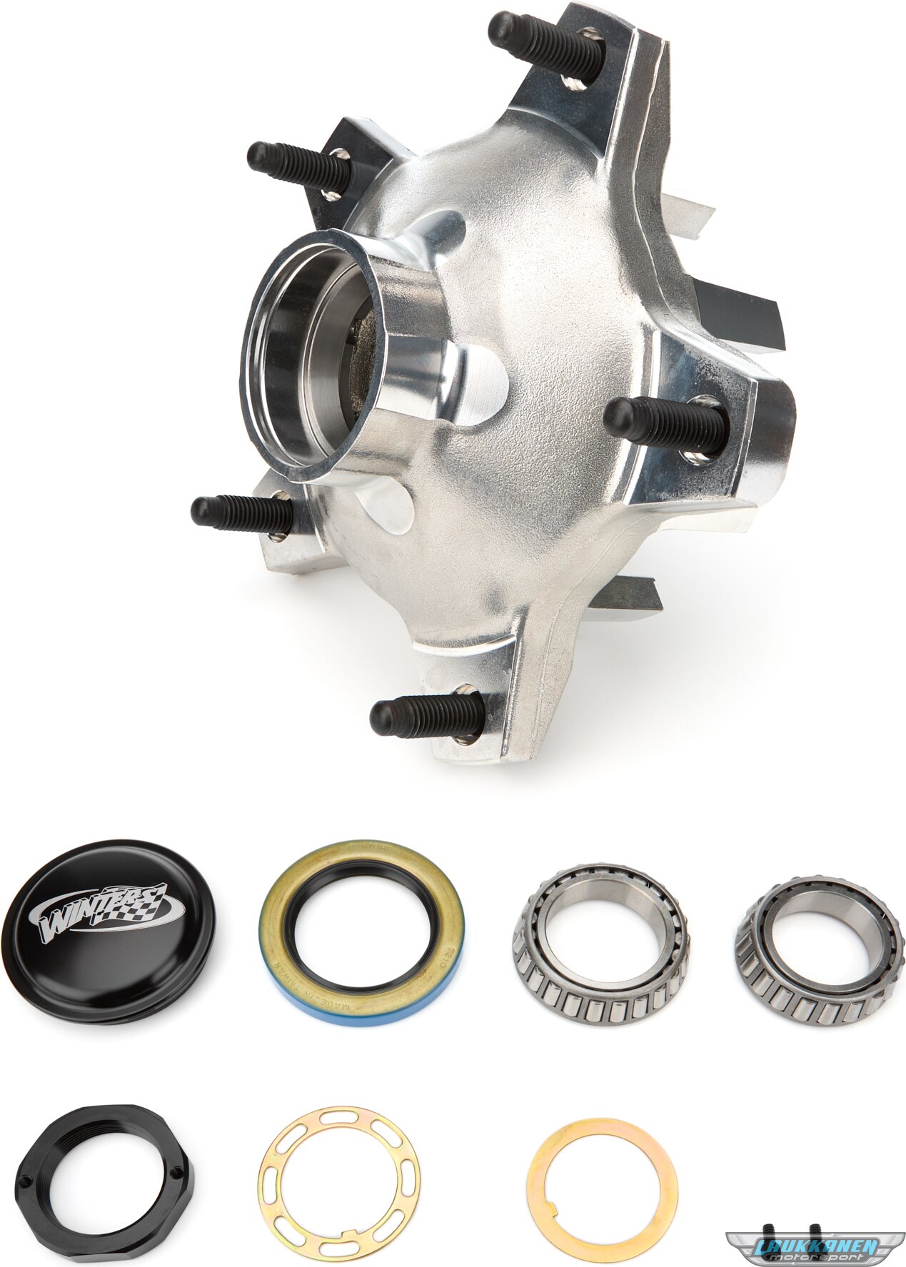 Winters Hub Kit Front Wide 5 Snap Cap Perm Mold Alum 3755F Winters Hub Kit Front Wide 5 Snap Cap Perm Mold Alum 3755F