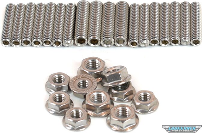 Canton 22-300 Oil Pan Stud Kit Stainless 6pt SBC Canton 22-300 Oil Pan Stud Kit Stainless 6pt SBC