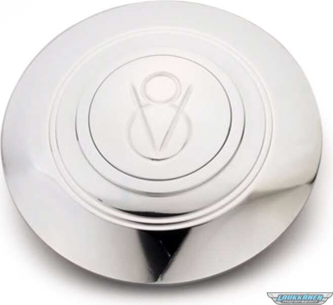 Lecarra Horn Button 3455 Domed V8 Logo Polished 3455 Lecarra Horn Button 3455 Domed V8 Logo Polished 3455