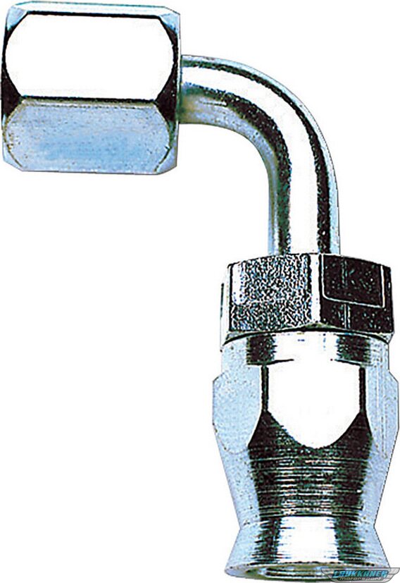 Russell #8 90-Degree Hose End Endura 620491 Russell #8 90-Degree Hose End Endura 620491