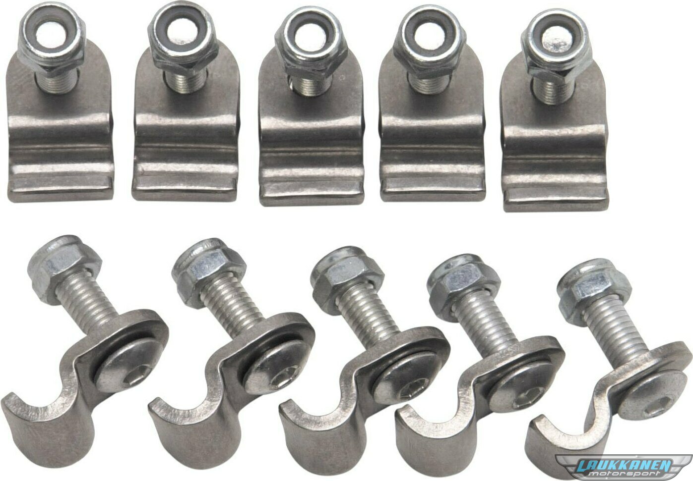 Russell 654030 3/16in SS Brake Line Clamps 12pk Hose Support