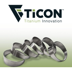 Ticon Industries 1.75in 45 Degree 2.3D/4.025in CLR Loose Radius 1mm Wall Titanium Pie Cuts - 5pk